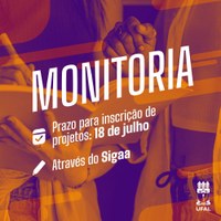 Fim de prazo: Ufal inscreve projetos para programas de monitoria até dia 18