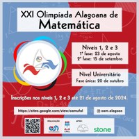 Inscrições abertas para a Olimpíada Alagoana de Matemática