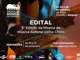 Femupe está com inscrições abertas para 3ª Mostra de Música Autoral