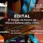 Femupe está com inscrições abertas para 3ª Mostra de Música Autoral