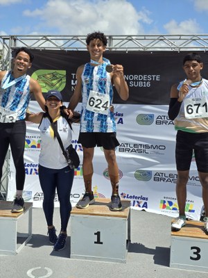 Atletas alagoanos conquistaram 11 medalhas no Norte/Nordeste de atletismo categoria sub-16