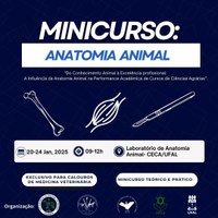 Calouros de Veterinária podem participar de curso sobre anatomia animal
