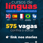 Casas de Cultura abrem 575 vagas para cursos gratuitos de línguas