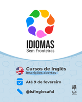 Rede Andifes Idiomas sem Fronteiras abre inscrições para cursos de inglês