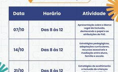 Centro de Educação promove formação para profissionais de apoio escolar