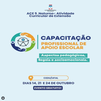 Centro de Educação promove formação para profissionais de apoio escolar