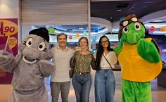 Atividade do Mar à Vista levou crianças ao cinema