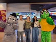 Atividade do Mar à Vista levou crianças ao cinema