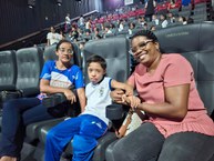 Atividade do Mar à Vista levou crianças ao cinema