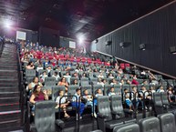 Atividade do Mar à Vista levou crianças ao cinema