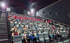 Atividade do Mar à Vista levou crianças ao cinema