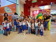 Atividade do Mar à Vista levou crianças ao cinema