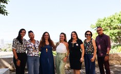 Equipe da Usina Ciência com o pró-reitor de Extensão, Cezar Nonato