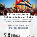 3ª Convenção Alagoana de Solidariedade com Cuba será realizada na Ufal