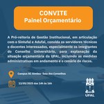 Painel Orçamentário vai esclarecer situação da Ufal para comunidade
