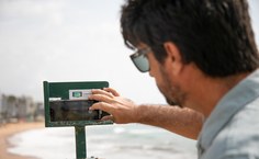 Professor Ravi, coordenador do projeto, demonstrou como é feita a captura das imagens