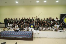 Turma participante do evento no Auditório Professora Vera Rocha