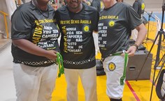 Servidor e aluno do Pedagoginga, Rômullo Rogério (à dir.)