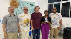 Sessão em homenagem dona Ivanete Angelino, da Comunidade Quilombola Baixio do Tamanduá, em Santana do Ipanema