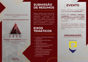 Simpósio Alagoano de Engenharia Civil está com inscrições abertas Simpósio Alagoano de Engenharia Civil está com inscrições abertas
