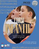 Estão abertas as inscrições para a Oficina de Coral Infantil e Grupo Vocal de Pais