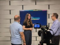 Gravações nos estúdios da Unesp