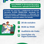 Ufal realiza painel para orientar cursos sobre a extensão curricularizada