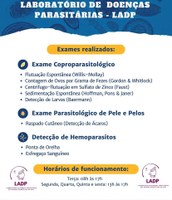 Laboratório de doenças parasitárias amplia acesso a diagnósticos gratuitos