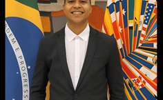 O palestrante Leonardo Dias