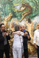 Exposição de Chalita e homenagens marcam reabertura da Pinacoteca