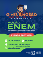 Projeto 'O Mil é Nosso' abre inscrições para aulão gratuito para o Enem