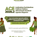 Matrícula aberta para atividade curricular sobre instituições participativas