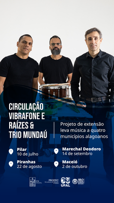 Mundaú Trio: Thiago Celmir, Maglione Santos e Augusto Moralez
