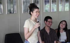 Maria das Graças Pacheco, estudante de Design, bolsista Pró-Saberes e criadora da ID da próxima Bienal