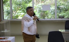Diretor da Edufal e coordenador-geral da Bienal, professor Eraldo Ferraz