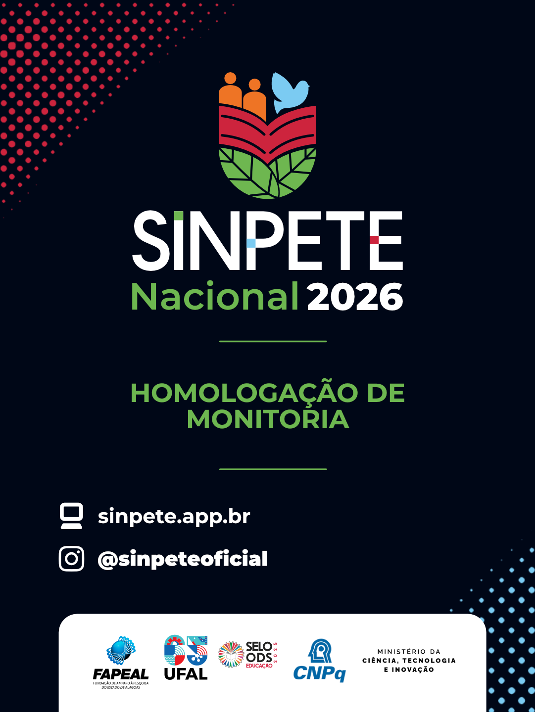 Sinpete Nacional divulga homologação das inscrições para monitoria