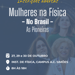 Expofísica 2026 celebra as mulheres cientistas, inscreva-se até 30 de setembro