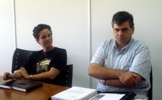 Paulo Mercado (à direita), coordenador do Pós-graduação do Cedu