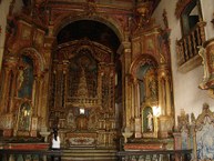 Altar da Igreja Nossa Senhora das Correntes, Penedo-AL. Foto: Gustavo Menezes