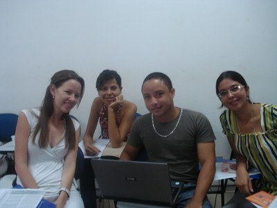 Turma que participou da oficina