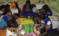 Oficinas com estudantes