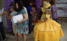 Uma "Oxum" no evento