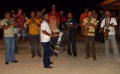 Orquestra de frevo animou a noite