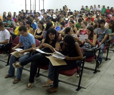 Recepção aos feras no Campus Arapiraca