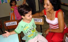 Pais e mães acompanharam o primeiro dia