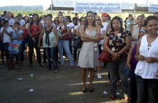 Professores e a população da cidade prestigiaram o evento