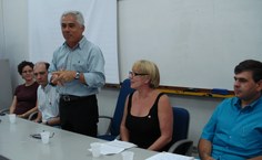 Vice-reitor saúda os mestrandos