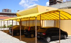 Construtora providenciou abrigo para os veículos