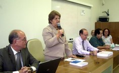 Reitora Ana Dayse prestigiou a aula inaugural