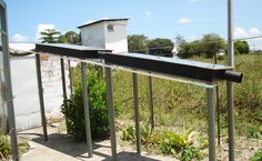 Coletor solar no CTEC